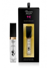 Стимулирующий блеск для губ Baiser Brulant Gloss Plaisirs Secrets - 7 мл. - Plaisir Secret - купить с доставкой в Костроме