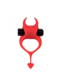 Красное эрекционное кольцо в форме дьяволенка DEVOL COCKRING - Adrien Lastic - в Костроме купить с доставкой