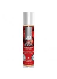 Смазка с ароматом клубники JO Flavored Strawberry Kiss - 30 мл. - System JO - купить с доставкой в Костроме