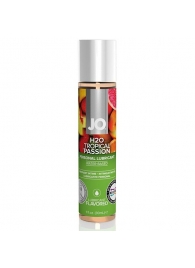 Смазка с ароматом тропических фруктов JO Flavored Tropical Passion - 30 мл. - System JO - купить с доставкой в Костроме