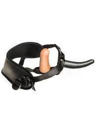 Женский страпон с вагинальной пробкой Woman Strap - 12 см. - LOVETOY (А-Полимер) - купить с доставкой в Костроме