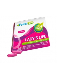 Возбуждающие капсулы Ladys Life - 14 капсул (0,35 гр.) - SuperCaps - купить с доставкой в Костроме