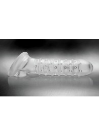 Утолщающая ребристая насадка на пенис - Доминирующее кольцо - в Костроме купить с доставкой