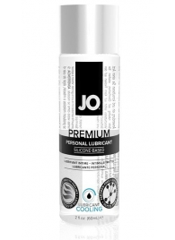 Охлаждающий лубрикант на силиконовой основе JO Personal Premium Lubricant Cooling - 60 мл. - System JO - купить с доставкой в Костроме