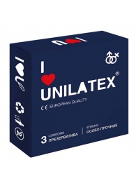Ультрапрочные презервативы Unilatex Extra Strong - 3 шт. - Unilatex - купить с доставкой в Костроме