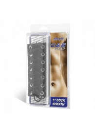 Сбруя на член на шнуровке 5  Cock Sheath - BlueLine - купить с доставкой в Костроме