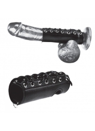 Сбруя на член на шнуровке 5  Cock Sheath - BlueLine - купить с доставкой в Костроме
