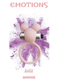Розовое эрекционное виброколечко Emotions Minnie Light pink - Lola Games - в Костроме купить с доставкой