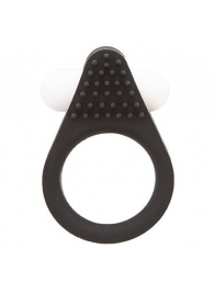 Чёрное эрекционное кольцо LIT-UP SILICONE STIMU RING 1 BLACK - Dream Toys - в Костроме купить с доставкой
