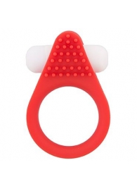 Красное эрекционное кольцо LIT-UP SILICONE STIMU RING 1 RED - Dream Toys - в Костроме купить с доставкой