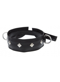 Полиуретановый ошейник с пуклями и D-кольцами Collar with Studs - Blush Novelties - купить с доставкой в Костроме