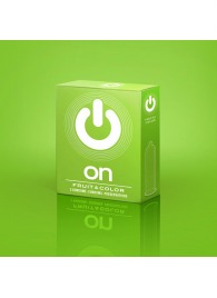 Цветные ароматизированные презервативы ON) Fruit   Color - 3 шт. - ON) - купить с доставкой в Костроме