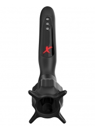 Чёрный вибростимулятор для головки члена с эффектом всасывания Vibrating Roto-Sucker - Pipedream - в Костроме купить с доставкой