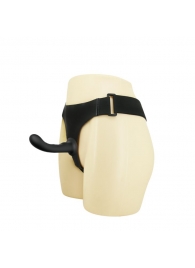 Страпон с изогнутой головкой Ultra Harness Curvy Dildo - 15,8 см. - Baile - купить с доставкой в Костроме