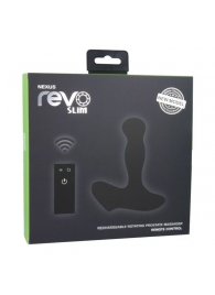 Чёрный перезаряжаемый массажёр предстательной железы NEXUS Revo Slim - Nexus Range - в Костроме купить с доставкой