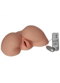 Телесная вибровагина из киберкожи с выносным пультом - LOVETOY (А-Полимер) - в Костроме купить с доставкой