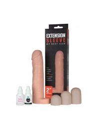 Насадка-удлинитель Extension sleeve с подхватом мошонки - 19 см. - Sitabella - в Костроме купить с доставкой