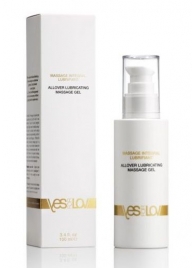 Массажный гель-смазка на силиконовой основе Allover Massage Gel - 100 мл. - YESforLOV - купить с доставкой в Костроме