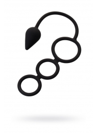 Тройное эрекционное кольцо с анальным хвостом Drop S-size - Erotist Adult Toys - в Костроме купить с доставкой
