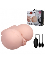 Вагина и анус с вибрацией CrazyBull Vagina and Ass - Baile - в Костроме купить с доставкой