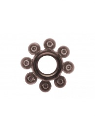 Чёрное эрекционное кольцо Rings Bubbles - Lola Games - в Костроме купить с доставкой