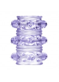 Фиолетовая насадка на пенис Rings Armour - Lola Games - в Костроме купить с доставкой