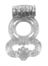 Прозрачное эрекционное кольцо Rings Treadle с подхватом - Lola Games - в Костроме купить с доставкой