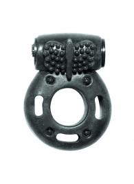 Черное эрекционное кольцо с вибрацией Rings Axle-pin - Lola Games - в Костроме купить с доставкой