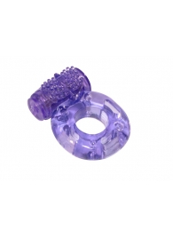 Фиолетовое эрекционное кольцо с вибрацией Rings Axle-pin - Lola Games - в Костроме купить с доставкой