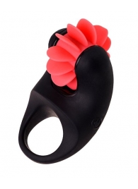 Чёрно-красное эрекционное виброкольцо Erotist - Erotist Adult Toys - в Костроме купить с доставкой
