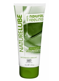 Смазка на водной основе с алоэ вера Nature Lube - 30 мл. - HOT - купить с доставкой в Костроме
