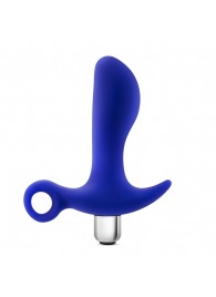 Синий стимулятор простаты с ручкой-кольцом Performance Prostimulator 02 - Blush Novelties - в Костроме купить с доставкой