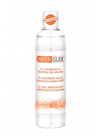Гель-смазка 2-в-1 MASSAGE   LUBRICANT GUARANA - 300 мл. - Waterglide - купить с доставкой в Костроме
