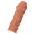 Телесная реалистичная насадка KOKOS Extreme Sleeve 11 с дополнительной стимуляцией - 12,7 см. - KOKOS - в Костроме купить с доставкой
