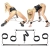 Комплект наручников и наножников с распорками Spread  em Bar and Cuff Set - Pipedream - купить с доставкой в Костроме