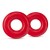 Набор из 2 красных эрекционных колец DONUT RINGS OVERSIZED - Blush Novelties - в Костроме купить с доставкой