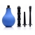 Анальный душ с 3 насадками Premium One-way Valve Anal Douche Set - XR Brands - купить с доставкой в Костроме