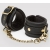 Черные наручники Bound to You Faux Leather Wrist Cuffs - Fifty Shades of Grey - купить с доставкой в Костроме