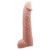 Телесная реалистичная насадка-удлинитель на пенис - 21 см. - Baile - в Костроме купить с доставкой