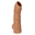 Телесная насадка с пупырышками и открытой головкой Nude Sleeve M - 12 см. - KOKOS - в Костроме купить с доставкой