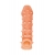 Телесная закрытая насадка с пупырышками Cock Sleeve Size M - 15,6 см. - KOKOS - в Костроме купить с доставкой