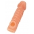 Телесная закрытая насадка с шершавой головкой Cock Sleeve Size L - 17,6 см. - KOKOS - в Костроме купить с доставкой