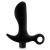 Черный анальный вибратор Silicone Vibrating Prostate Massager 01 - 10,8 см. - Blush Novelties - в Костроме купить с доставкой