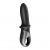 Черный анальный вибратор Hot Passion с функцией нагрева - Satisfyer - в Костроме купить с доставкой