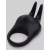 Черное эрекционное виброкольцо Sensation Rechargeable Vibrating Rabbit Love Ring - Fifty Shades of Grey - в Костроме купить с доставкой
