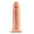 Телесный реалистичный фаллоимитатор с полостью Silicone Hollow Extension - 20 см. - Pipedream - купить с доставкой в Костроме