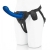 Синяя насадка Remote Control P-Spot G-Spot с черными трусиками - 20 см. - Pegasus - купить с доставкой в Костроме