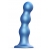 Голубая насадка Strap-On-Me Dildo Plug Balls size S - Strap-on-me - купить с доставкой в Костроме