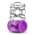 Фиолетовое эрекционное виброкольцо Pleaser Rechargeable C-Ring - Blush Novelties - в Костроме купить с доставкой