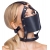 Черный намордник с кляпом-шаром Head Harness With A Gag - Orion - купить с доставкой в Костроме
